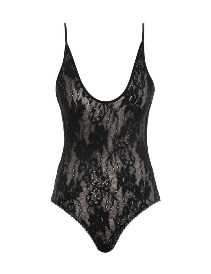 Zimmermann Clothing Scoop Neck Bodysuit Black 8211 Women