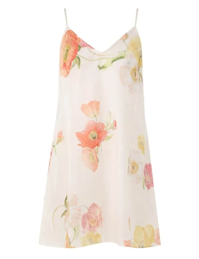 Zimmermann Clothing Tranquillity Shacket Dress Multi Poppy 8211 Women