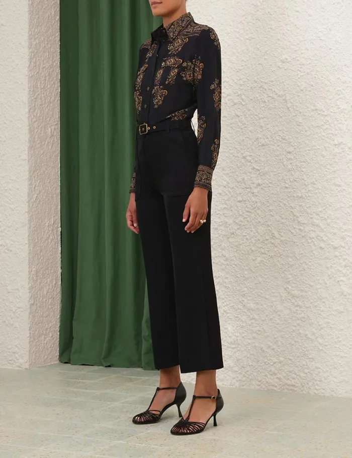 Zimmermann Clothing Utility Body Shirt Utility Dot Black 8211 Women