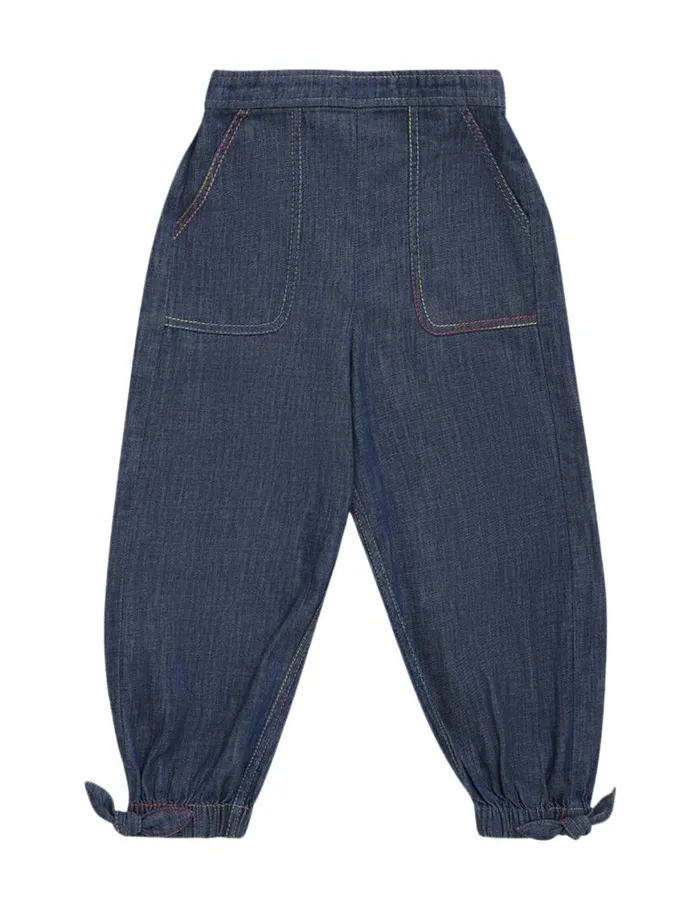 Zimmermann Denim Ottie Denim Pant Blue Lagoon 8211 Kids
