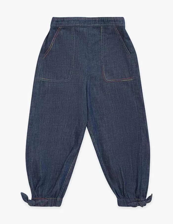 Zimmermann Denim Ottie Denim Pant Blue Lagoon 8211 Kids
