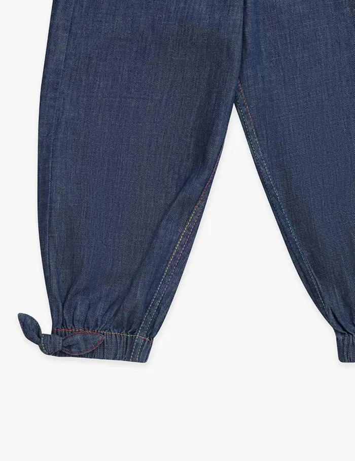 Zimmermann Denim Ottie Denim Pant Blue Lagoon 8211 Kids