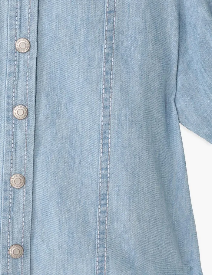 Zimmermann Denim Waverly Utility Denim Top Blueberry 8211 Kids