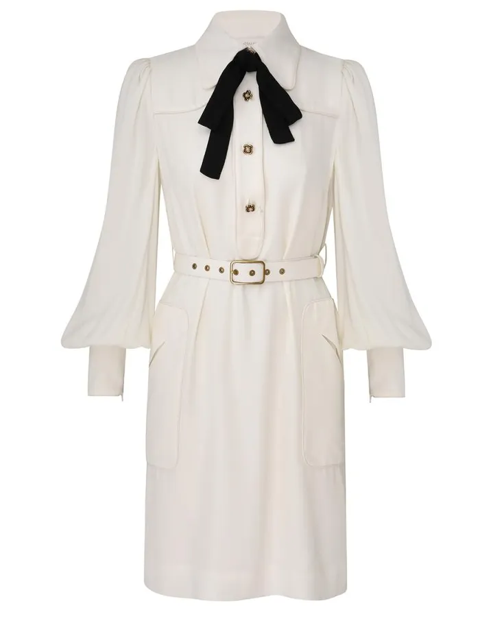 Zimmermann Dresses Collared Swing Dress Cream 8211 Women
