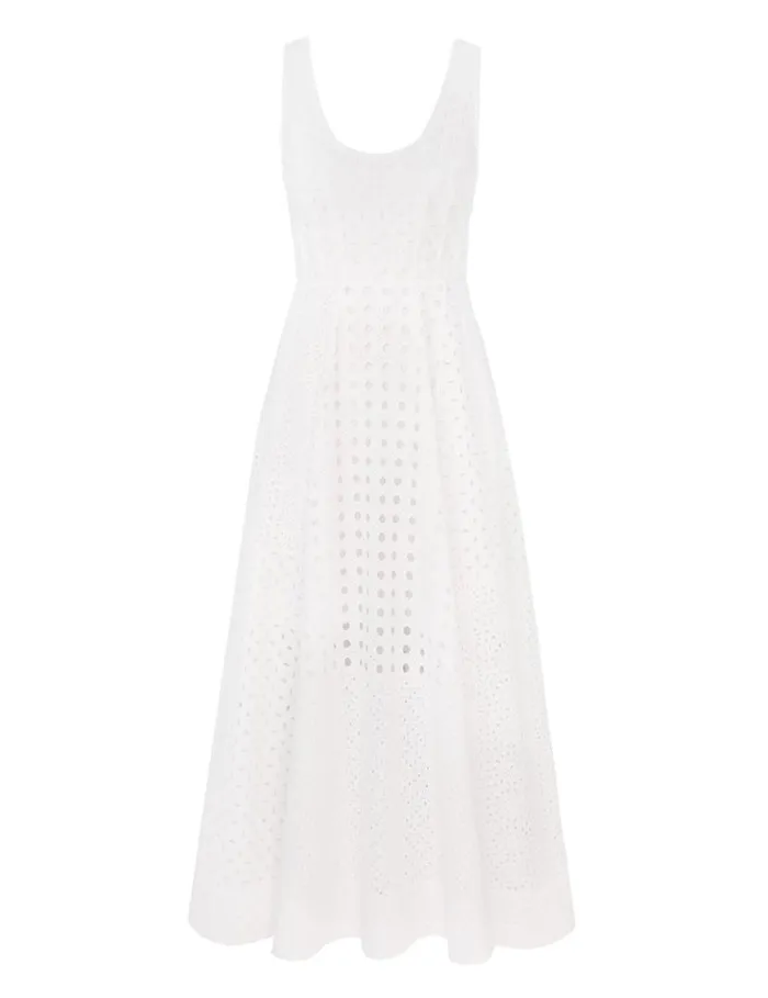 Zimmermann Dresses Matchmaker Anglaise Midi Ivory 8211 Women