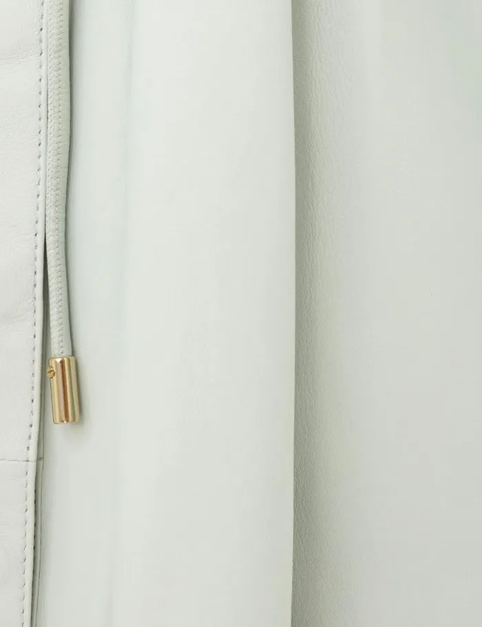 Zimmermann Dresses Natura Leather Tuck Dress Mint 8211 Women