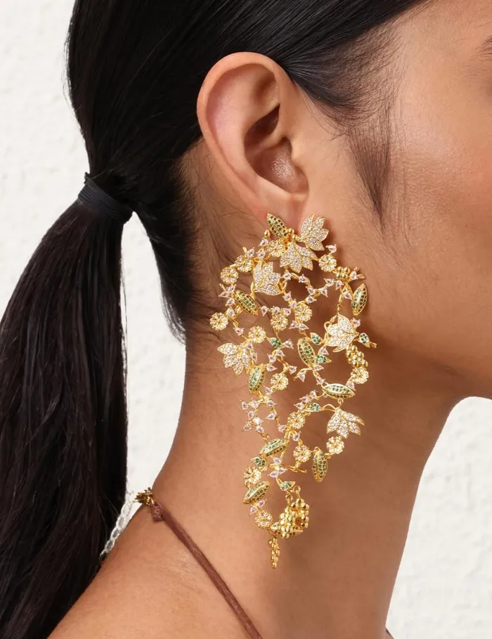 Zimmermann Earrings Zimmermann Bloom Drop Earring Goldgreen 8211 Women