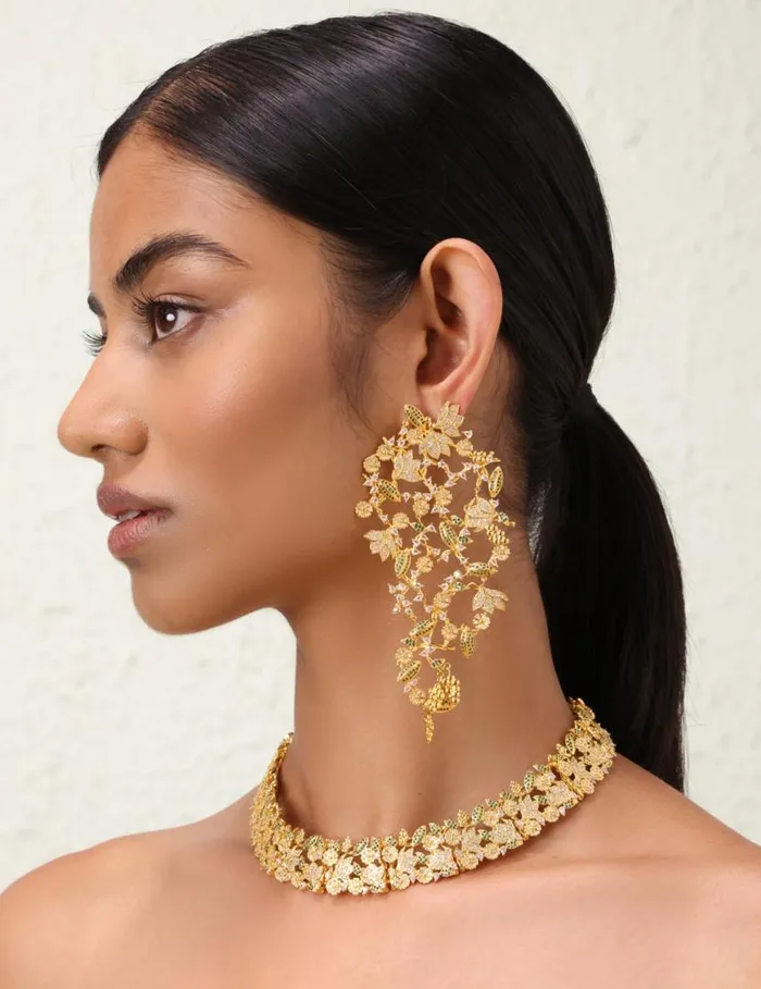 Zimmermann Earrings Zimmermann Bloom Drop Earring Goldgreen 8211 Women
