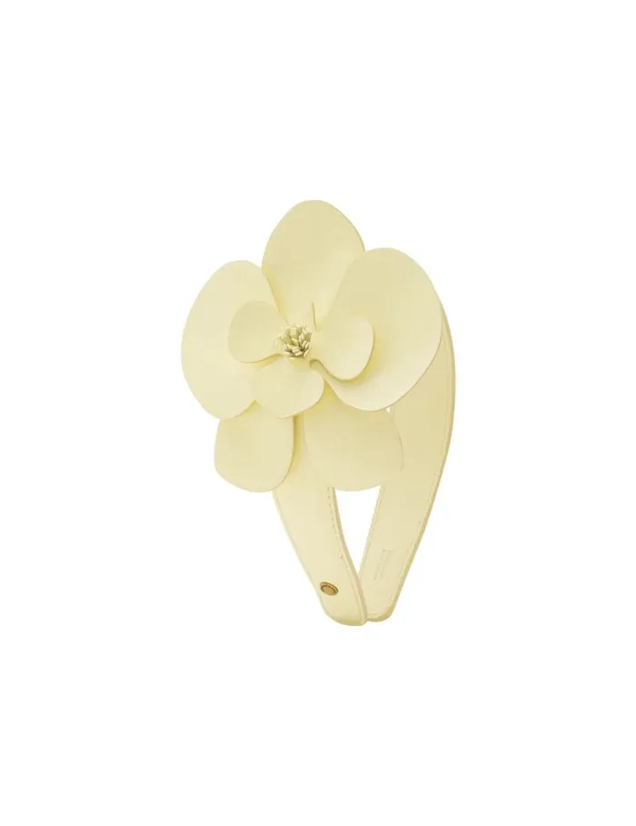 Zimmermann Hair Accessories Orchid Patent Headband Lemondrop 8211 Women
