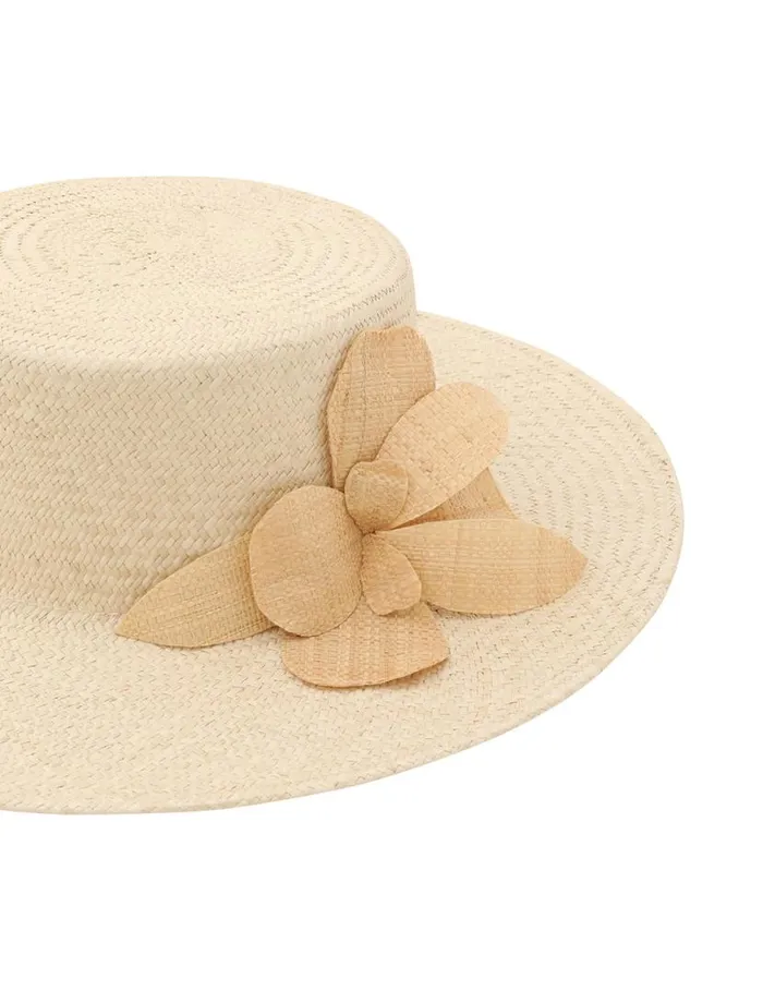 Zimmermann Hats Orchid Boater Natural 8211 Women
