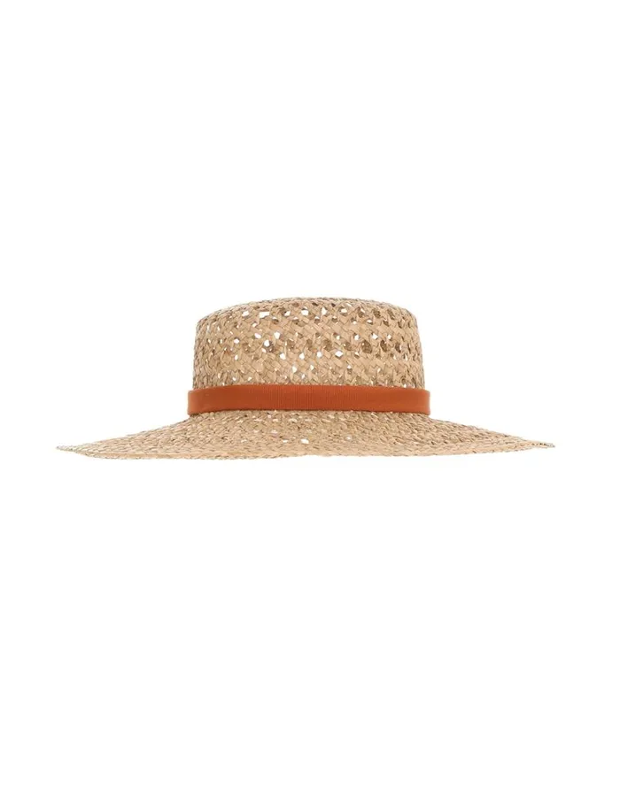 Zimmermann Hats Straw Boater Natural 8211 Women