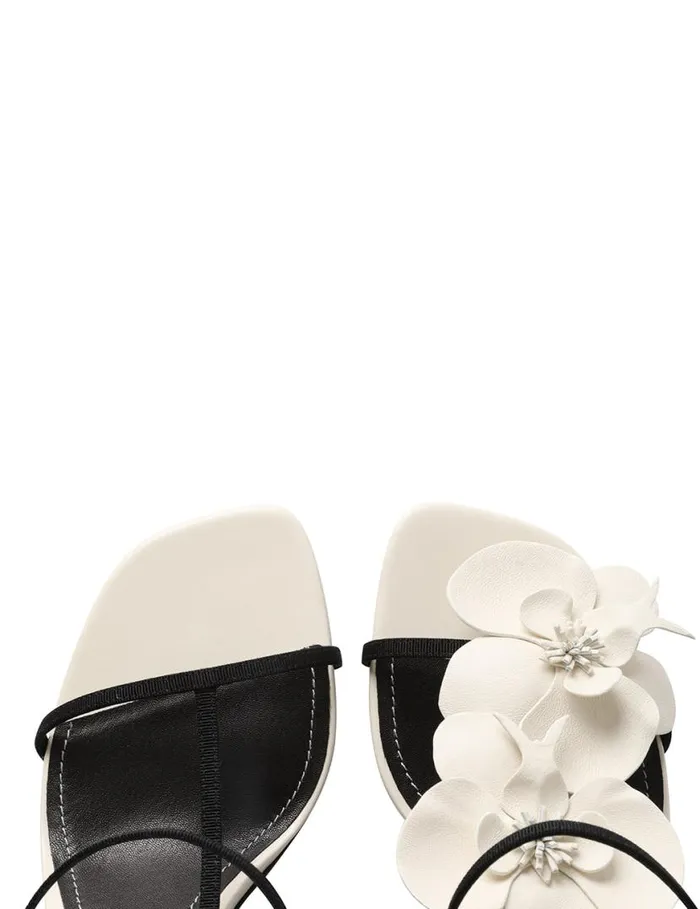 Zimmermann Heeled Sandals Zimmermann Orchid Sandal 85 Macadamia 8211 Women