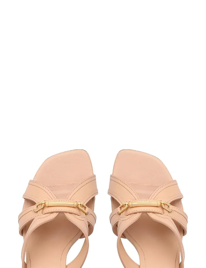 Zimmermann Heeled Sandals Zimmermann Prisma Slide 65 Dune 8211 Women