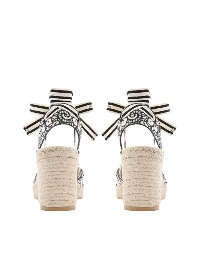 Zimmermann Heeled Sandals Zimmermann Sol Espadrille 95 Onyx 8211 Women