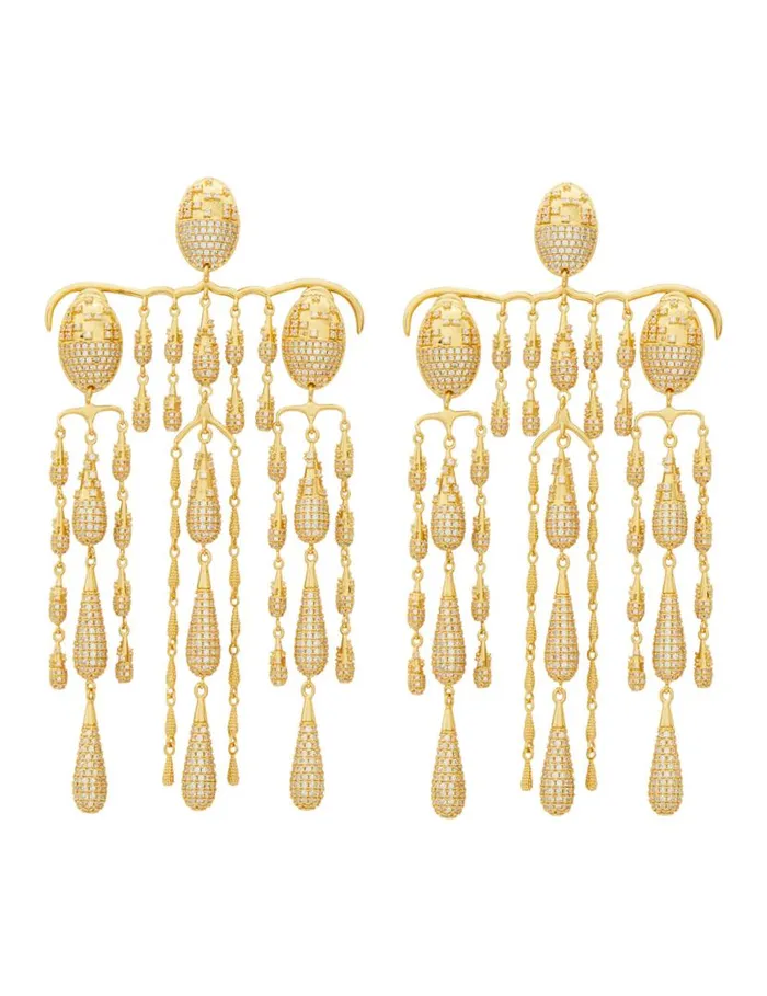 Zimmermann Jewellery Zimmermann Midnight Chandelier Gold 8211 Women