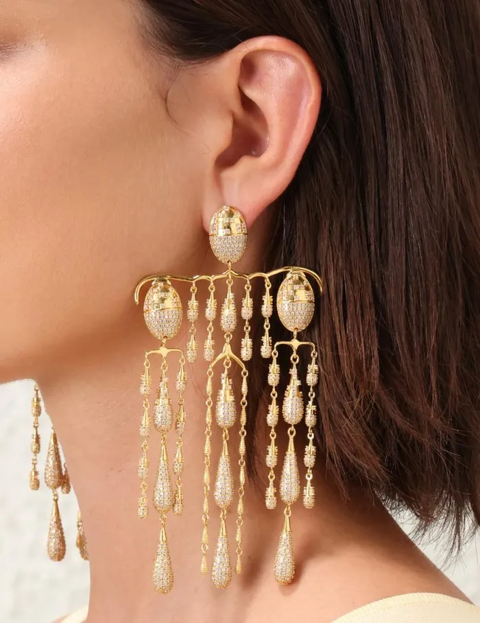 Zimmermann Jewellery Zimmermann Midnight Chandelier Gold 8211 Women