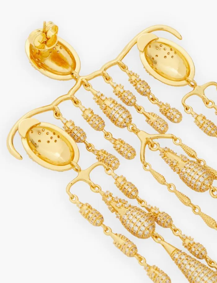 Zimmermann Jewellery Zimmermann Midnight Chandelier Gold 8211 Women