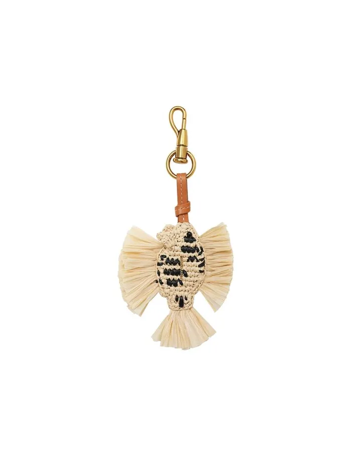 Zimmermann Keychains and Charms Fish Bag Charm Natural 8211 Women