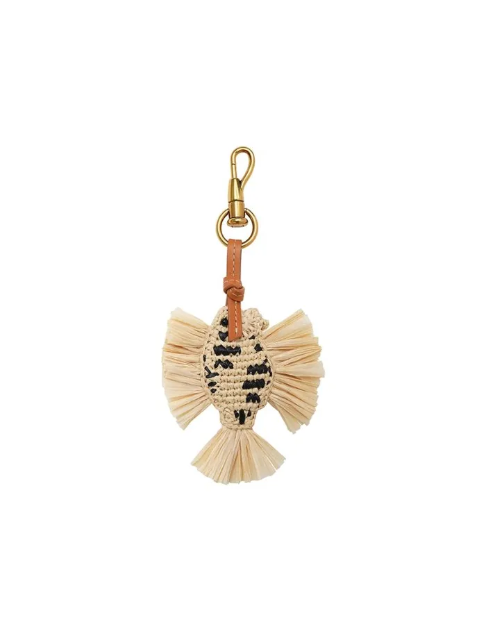 Zimmermann Keychains and Charms Fish Bag Charm Natural 8211 Women