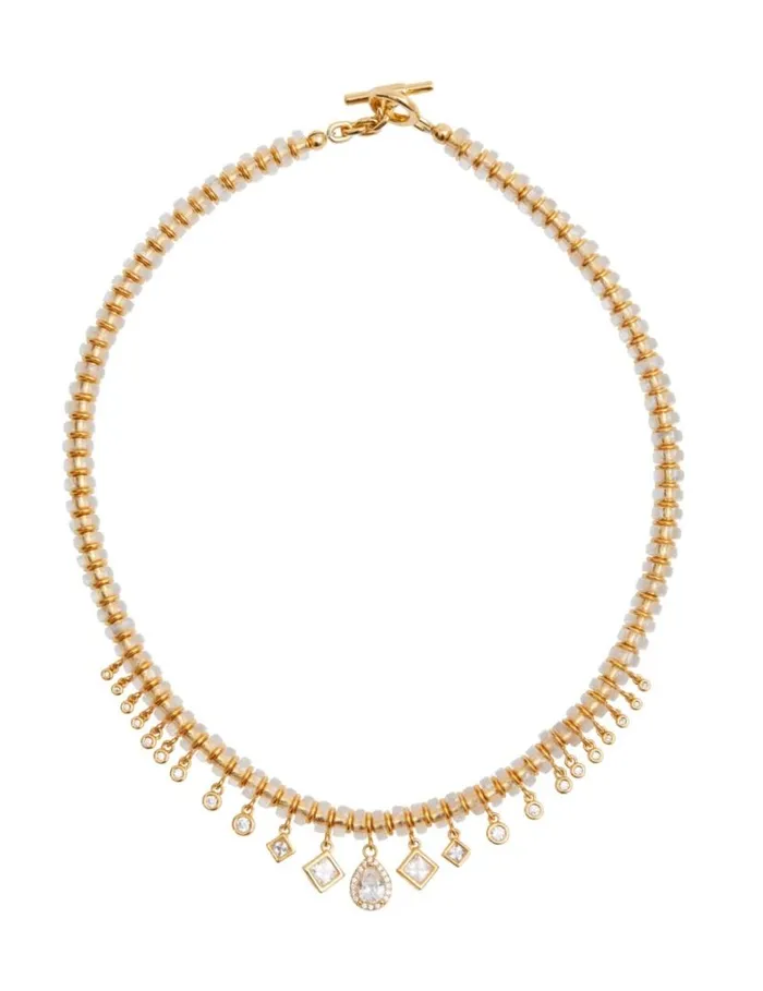 Zimmermann Necklaces Crystal Beads Necklace Goldtransparent Quartz 8211 Women