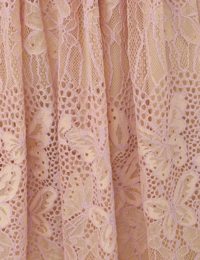 Zimmermann Skirts Harmony Lace Midi Skirt Orchid 8211 Women