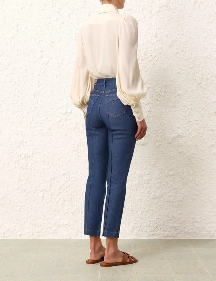 Zimmermann Tops Blouson Shirt Cream 8211 Women