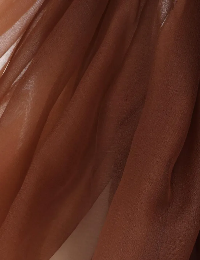 Zimmermann Tops Natura Gathered Top Toffee 8211 Women