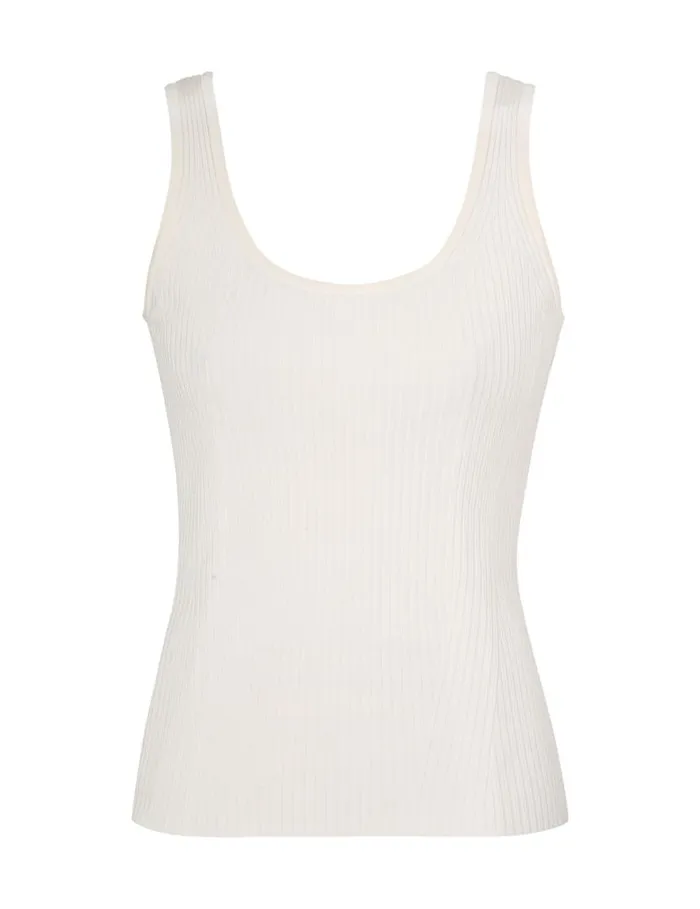 Zimmermann Tops Scoop Neck Tank Parchment 8211 Women