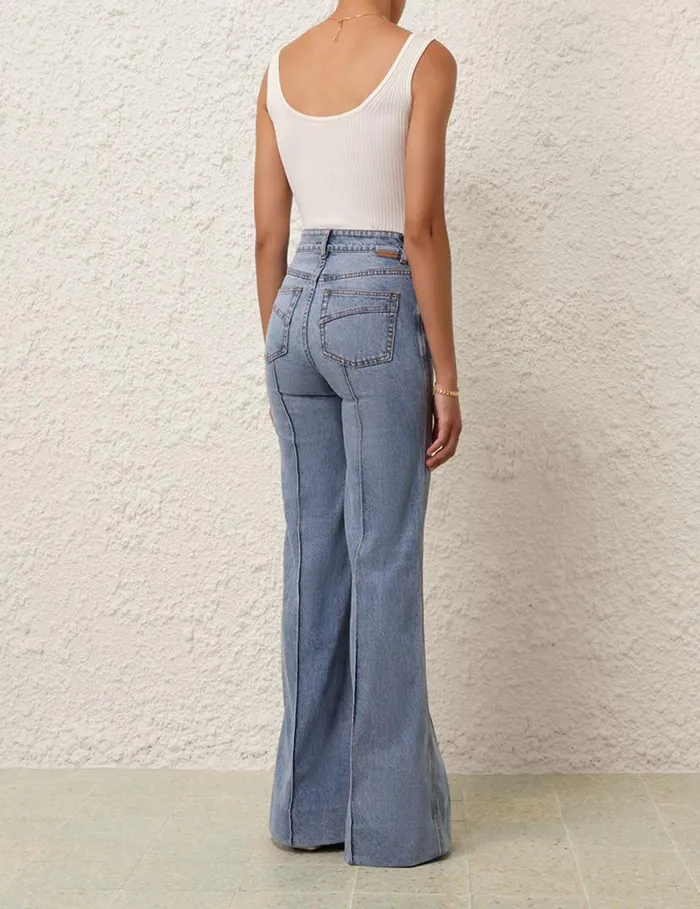 Zimmermann Tops Scoop Neck Tank Parchment 8211 Women