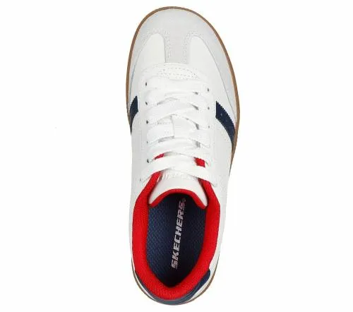 Zinger Street White Navy Kids SKECHERS Big Kids UK Sizes 36