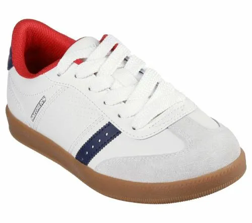 Zinger Street White Navy Kids SKECHERS Big Kids UK Sizes 36